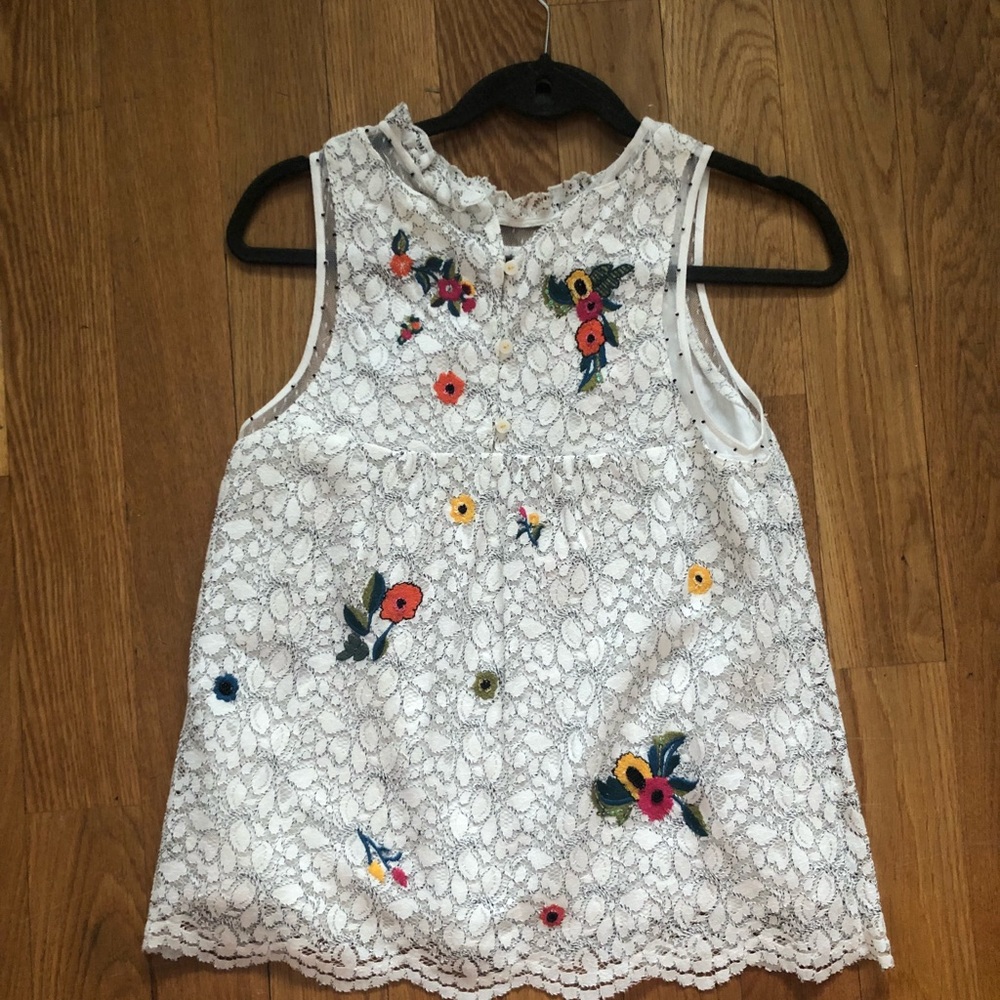 Anthropologie sleeveless blouse